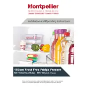 Montpellier MFF185DX Refrigerator manual cover