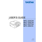 Brother MFC-253CW manual cover