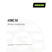 Shure AONIC 50 Headphones manual cover