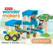 Fisher Price Mattel Wonder Makers Beach Bungalow GFJ13 Toy manual cover