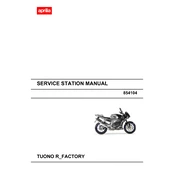 Aprilia Tuono R 2006 Motorcycle manual cover