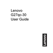 Lenovo G27QC-30 66F4-GC2-WW Monitor manual cover