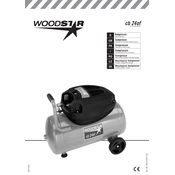 Woodstar CB 24of 3906106000 Compressor manual cover