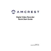 Amcrest AMDV8M4-H5 Video Recorder manual cover