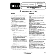 Toro 21-inch 26637 Mower manual cover