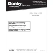 Danby DPF073C1BSLDD Refrigerator manual cover