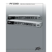 Peavey PV 23XO Crossover manual cover