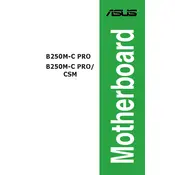 ASUS B250M-C PRO Motherboard manual cover