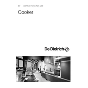 De Dietrich DCI799XU1 Cooker manual cover