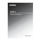 Yamaha YSP-1 Projector manual cover