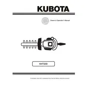 Kubota KHT23D Trimmer manual cover