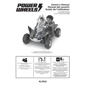 Power Wheels Mattel Dune Racer Batman FLP00 Toy manual cover