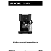 Sencor SES 4040BK Coffee Maker manual cover