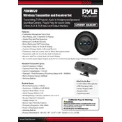 Pyle PDWMU20 Transmitter manual cover