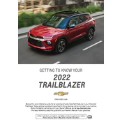 Chevrolet Trailblazer 2022 manual cover