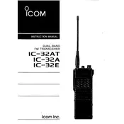 Icom IC-32A Transceiver manual cover