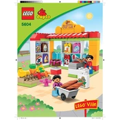 LEGO Duplo 5604 Construction Set manual cover