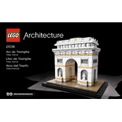 LEGO Arc de Triomphe 21036 Construction Set manual cover