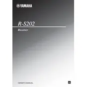 Yamaha R-S202 Receiver manual cover