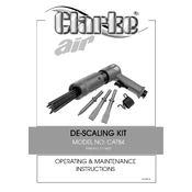 Clarke 3110820 CAT84 Descaling Kit manual cover