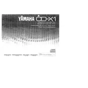 Yamaha CD-X1 Disc Player manual cover