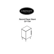 Crosley CF1104 Stand manual cover