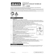 Sealey LED099 Floodlight manual cover