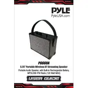 Pyle PG660A Speaker manual cover