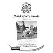 Fisher Price Mattel Grow to Pro 3-in-1 Sports Trainer 77206 Toy manual cover