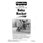 Fisher Price Mattel Baby Rocket Peach 77818 Toy manual cover