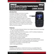 Pyle PDWM17BT Transmitter Receiver manual cover