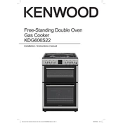 Kenwood KDG606S22 manual cover