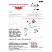 Pyle PMP35R Megaphone manual cover