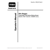 Toro TimeCutter MX Series 79337 Bagger manual cover