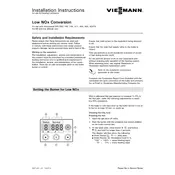 Viessmann Vitocrossal 200 CM2 186 Low NOx Conversion Accessory manual cover