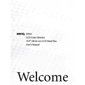 BenQ FP931 manual cover