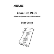 ASUS XONAR U3 PLUS Sound Card manual cover