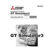 Mitsubishi GT Simulator3 Software manual cover