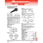 Shure PE75H Microphone manual cover