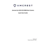 Amcrest ACD-830B Dash Camera manual cover