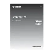 Yamaha YST-SW325 Subwoofer manual cover