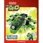 Fisher Price Mattel Trio Green Lantern Rocket V6922 Toy manual cover