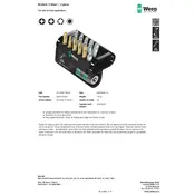 Wera Bit-Check 12 Wood 1 Screwdriver Bit manual cover