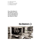 De Dietrich DOP1110XS Oven manual cover