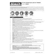 Sealey SA655 Grinder manual cover