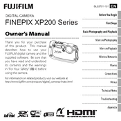 Fujifilm FinePix XP200 Series Camera manual cover