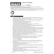 Sealey TD284SD Tie Down manual cover