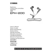 Yamaha EPH-200 Earphones