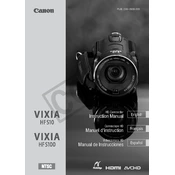 Canon VIXIA HF S10 manual cover