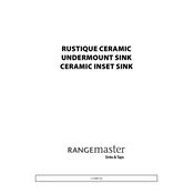 Rangemaster Rustique Fire 1.3 Inset Ceramic White manual cover